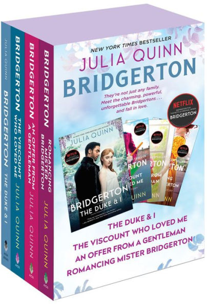 Bridgerton Boxed Set 1-4: The Duke and I/The Viscount Who Loved Me/An Offer from a Gentleman/Romancing Mister Bridgerton