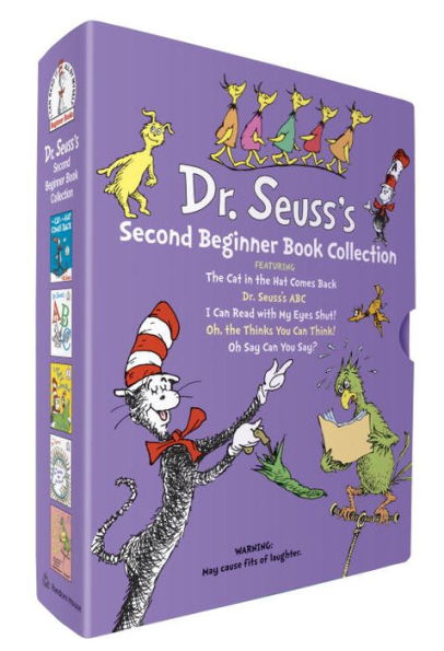 Dr. Seuss's Second Beginner Book Boxed Set Collection: The Cat in the Hat Comes Back; Dr. Seuss's ABC; I Can Read with My Eyes Shut!; Oh, the Thinks You Can Think!; Oh Say Can You Say?