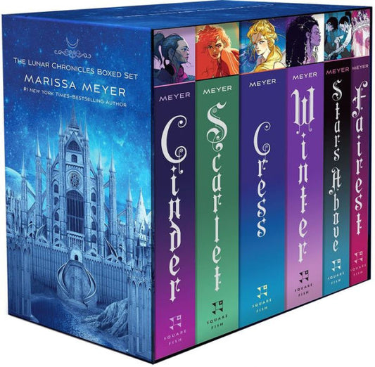 The Lunar Chronicles Boxed Set: Cinder, Scarlet, Cress, Fairest, Stars Above, Winter