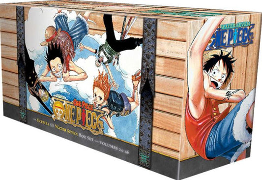 One Piece Box Set 2: Skypiea and Water Seven: Volumes 24-46 with Premium