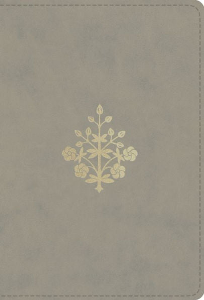 ESV Large Print Compact Bible (TruTone, Stone, Branch Design)