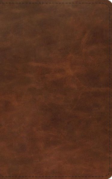 ESV Thinline Bible (Full Grain Leather, Deep Brown)