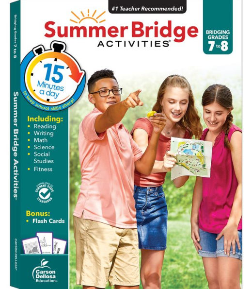 Summer Bridge Activities, Grades 7 - 8: Bridging Grades Seventh to Eighth