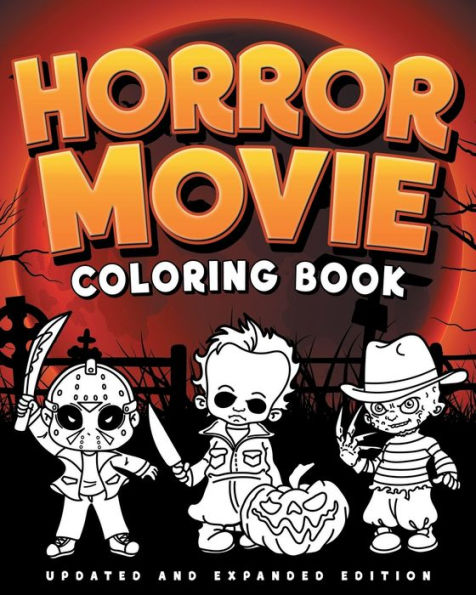 Horror Movie Coloring Book