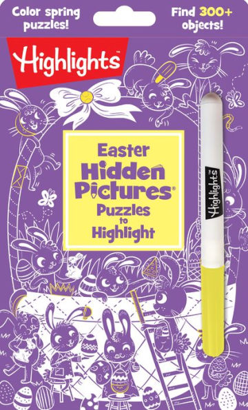 Easter Hidden Pictures Puzzles to Highlight: 300+ Hidden Bunnies, Chicks, Flowers, Easter Eggs and More, Easter Activity Book for Kids