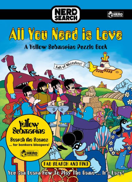 The Beatles Nerd Search: All You Nerd is Love: A Yellow Submarine Puzzle Book