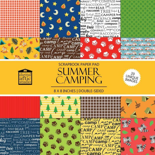 Camping Papers: Scrapbook Notebook Pad