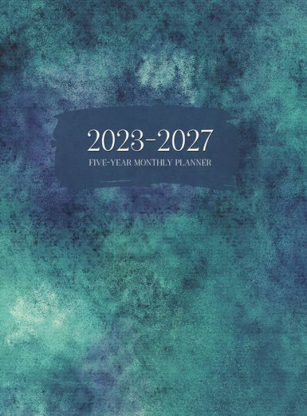 2023-2027 Five Year Monthly Planner: 60-Month Calendar Book for Organizing 5 Years of Appointments, Vacations & Events: 8.5 x 11 Hardcover Blue