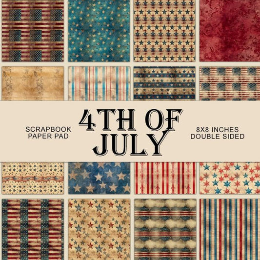 Independence Day 4th of July: Scrapbook Paper Pad