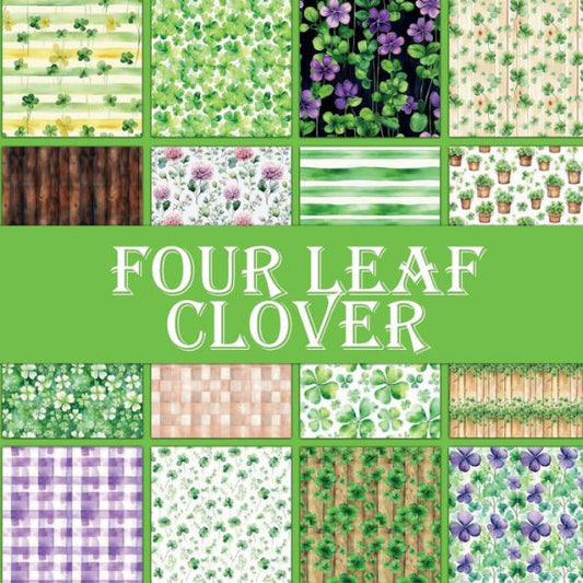 Four Leaf Clover: Scrapbook Paper Pad